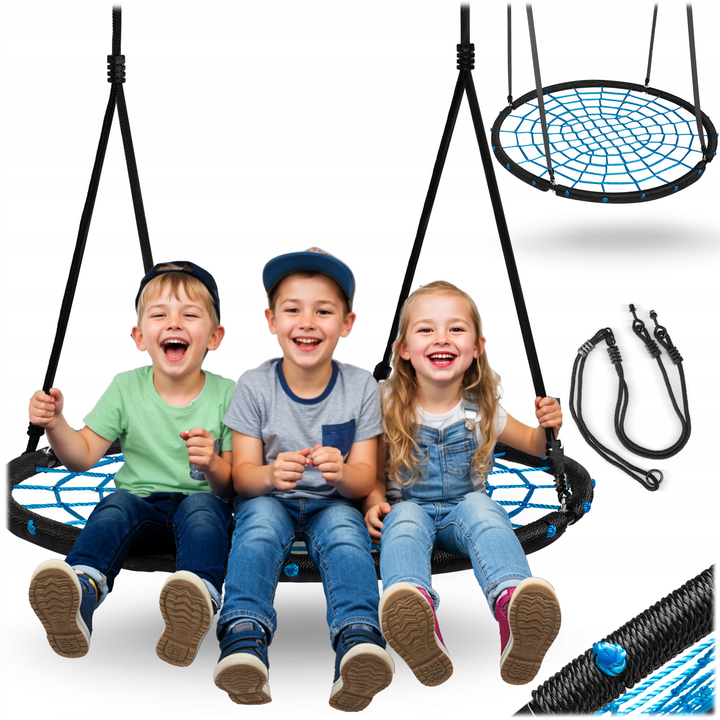 ZÁHRADNÁ HOJDAČKA PRE DETI bocianie hniezdo ZÁVESNÉ KRESLÁ 120 cm